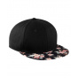 Flat Peak Graphic Peak Snapback Cap