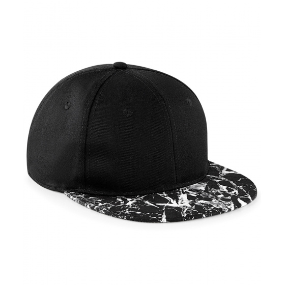 Black/white visor cap