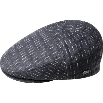 Nadel Flat Cap Linen Grey-Blue - Bailey