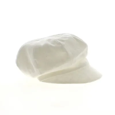 Gavroche Elorine cap in white linen - Traclet