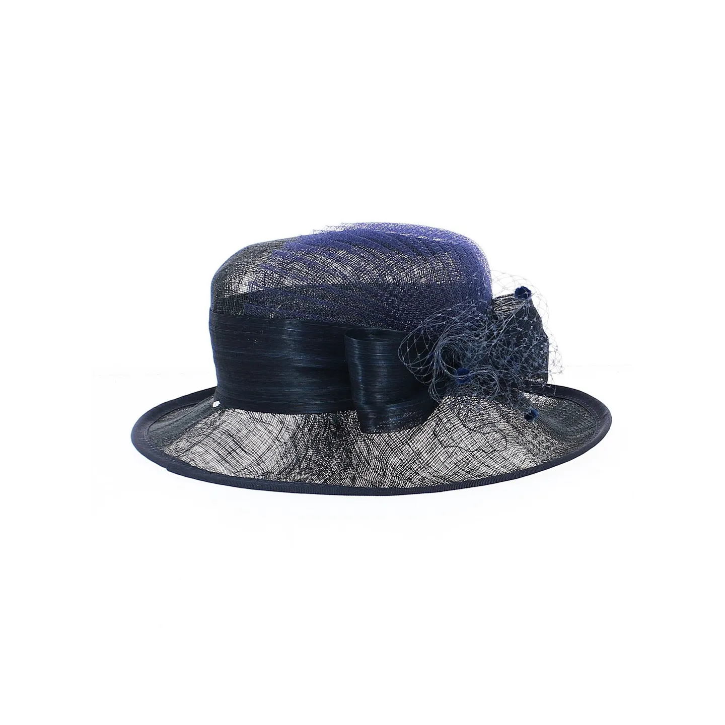 Ceremonial Hat Isa Paille Marine - Traclet