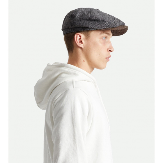 Black and Brown Brood Baggy Cap - Brixton