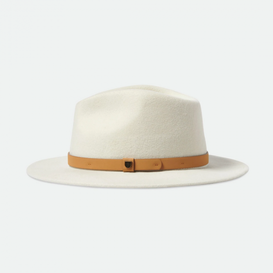 Chapeau Fedora Messer Feutre Laine Beige Clair - Brixton
