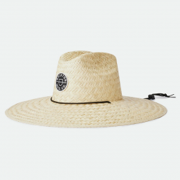 Traveller Crest Sun Straw Hat - Brixton