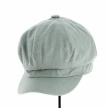 Cap Gavroche Edy Green Grey - Traclet