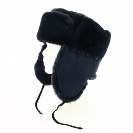 Russian Chapka Ushanka Blue Navy - Traclet