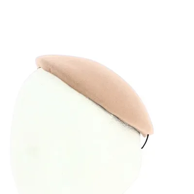 Tambourin Fanny en Feutre Laine Beige Rosé - Traclet