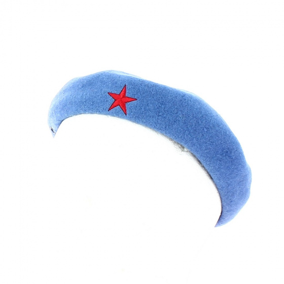 Light Blue Che Etoile Beret - Traclet
