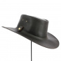 Brown Leather Traveller Indies Hat - Aussie Apparel