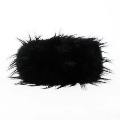 Toque Courchevel Fausse Fourrure Noir - Traclet