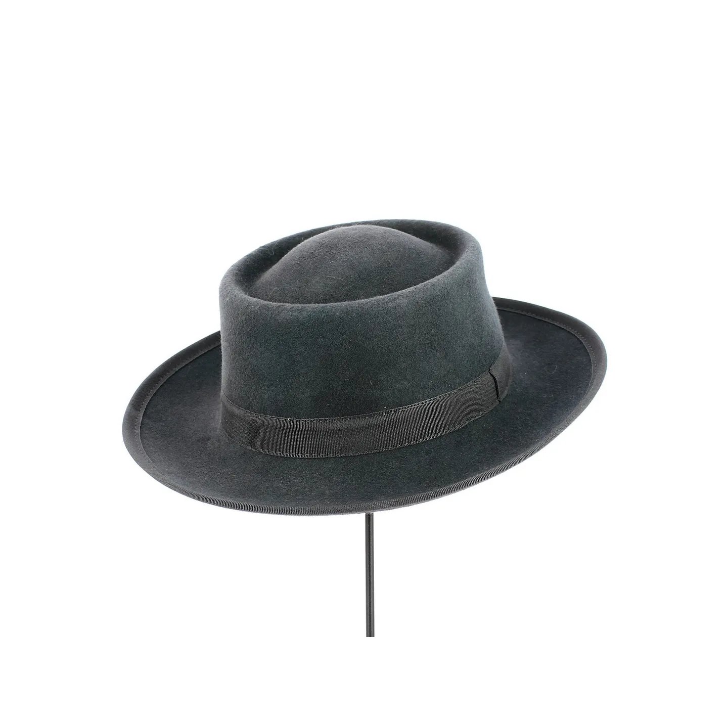 Felt hat from Auvergne Grey Anthracite - Traclet