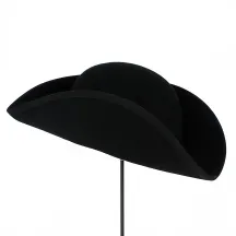 Aristocrat Wool Felt Tricorn Hat - Traclet