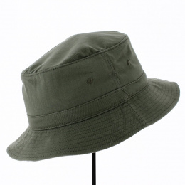 Khaki Cotton Anti-UV Bob - Traclet