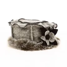 Toque Megève Marron en Laine Bouillie  - Traclet