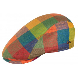 Domed Jackson Patchwork Linen UPF 40+ Cap - Göttmann