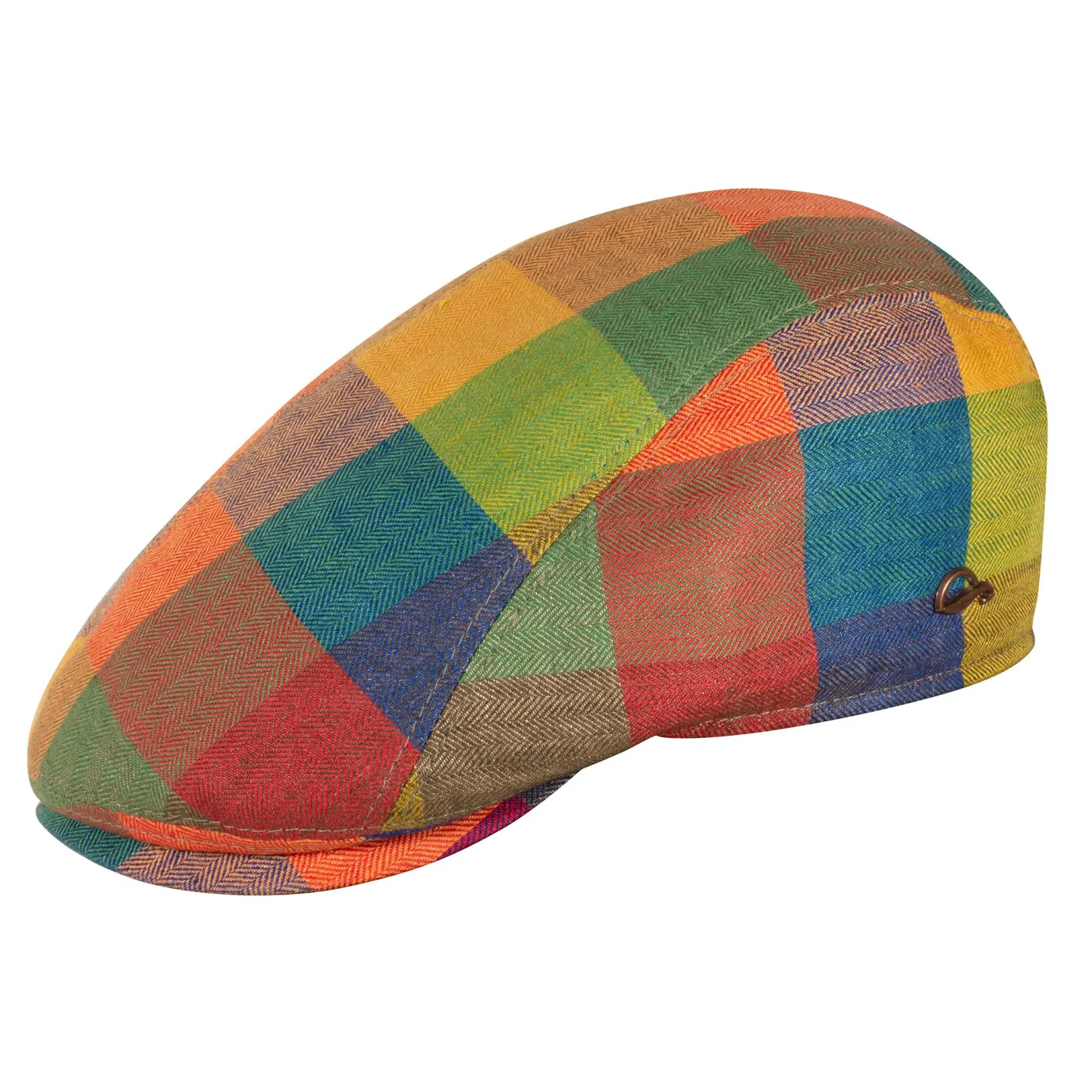 Domed Jackson Patchwork Linen UPF 40+ Cap - Göttmann Reference: 16356| Chapellerie Traclet