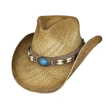 Cowboy Hat Jacinto Natural Straw - Bulhide