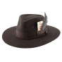 Fedora Unconditional Felt Hat Chocolate - Brittoli