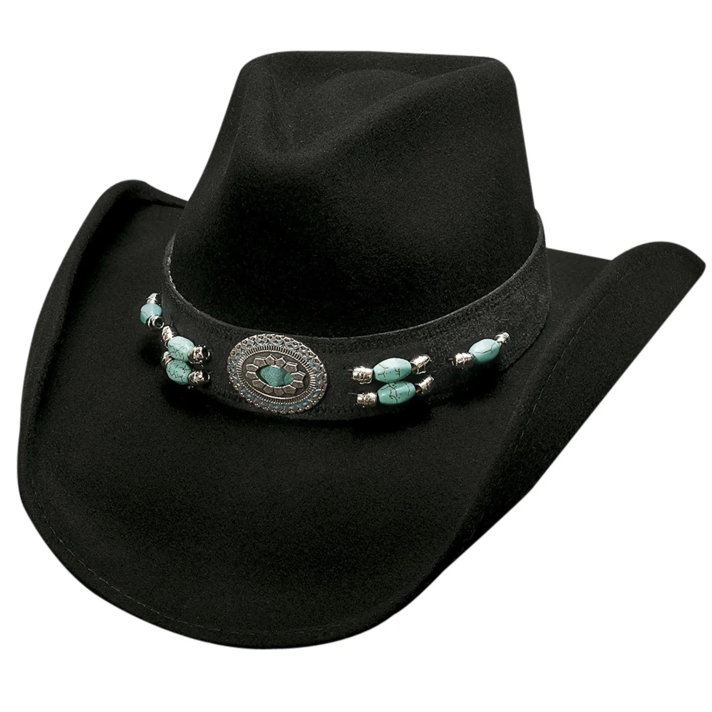 Chapeau Cowboy Jewel of the West Feutre Noir - Bullhide