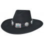Western Iroquois Felt Hat - Bullhide