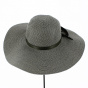 Straw Talia Capeline Paper Grey - Traclet