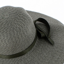 Straw Talia Capeline Paper Grey - Traclet