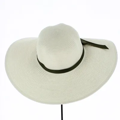 White Paper Straw Talia Capeline - Traclet
