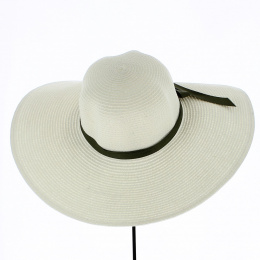 White Paper Straw Talia Capeline - Traclet