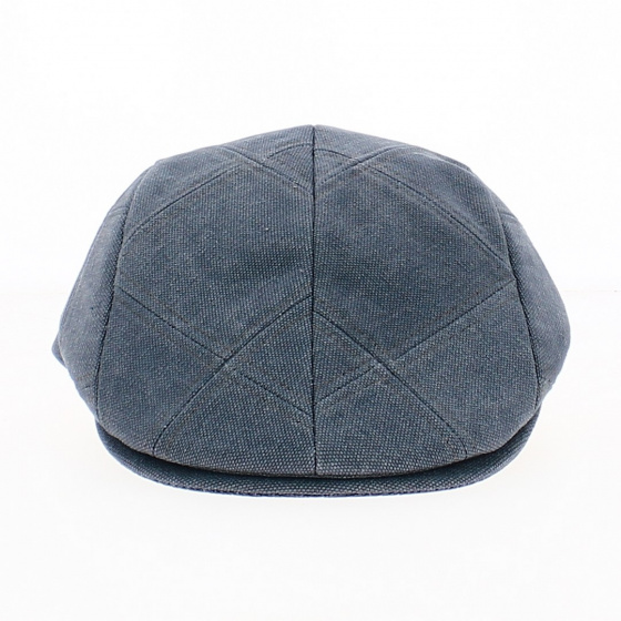 Theodore Flat Cap Blue Cotton - Fléchet Theodore Flat Cap Blue Cotton - Fléchet