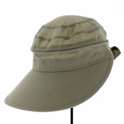 Butterfly Beige Large Visor Cap - Aussie Apparel