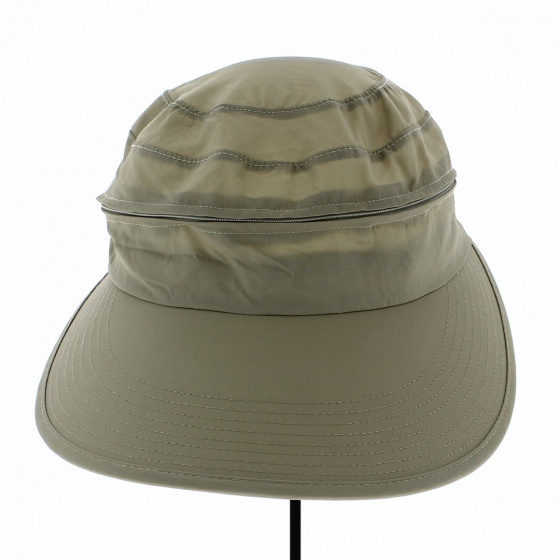 Butterfly Beige Large Visor Cap - Aussie Apparel