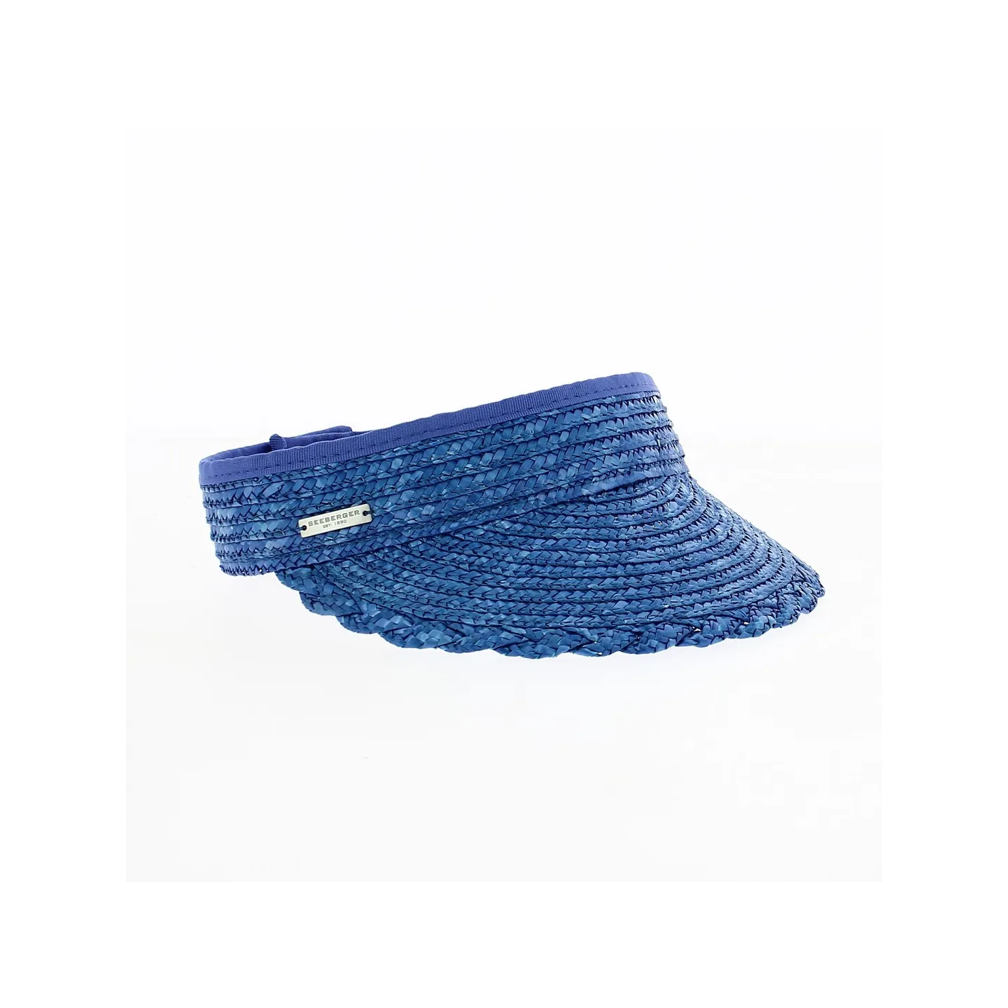 Casquette Visière Paille Bleue - Seeberger