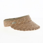 Straw Visor Cap Sand - Seeberger