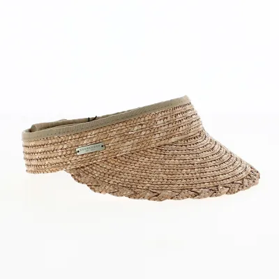 Straw Visor Cap Sand - Seeberger