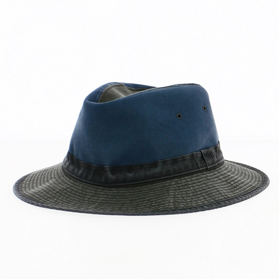 Safari Hat Grignan Cotton Tricolor - Crambes Safari Hat Grignan Cotton Tricolor - Crambes
