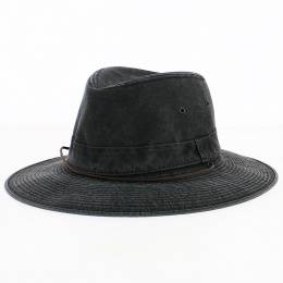 Safari Hat Durban Black Cotton - Crambes