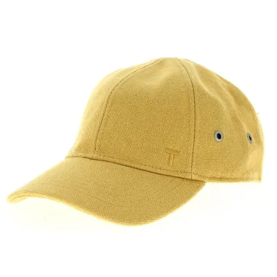 Casquette Baseball Wooly Chanvre Jaune doré - Tilley