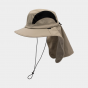 Recycled fabric cap UPF50+ Taupe neck cover - Tilley
