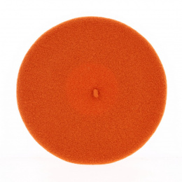 Béret Paris Laine Tangerine - Héritage par Laulhère