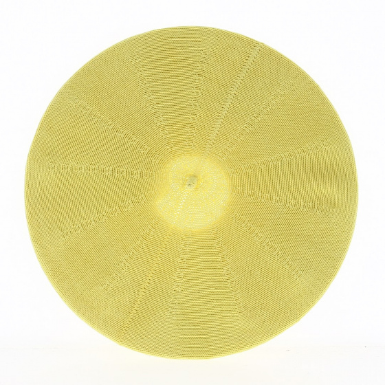 Classic Yellow Cotton Beret - Le Béret Français