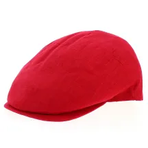 Casquette Bec de Canard Capri Rouge Rubis - MTM