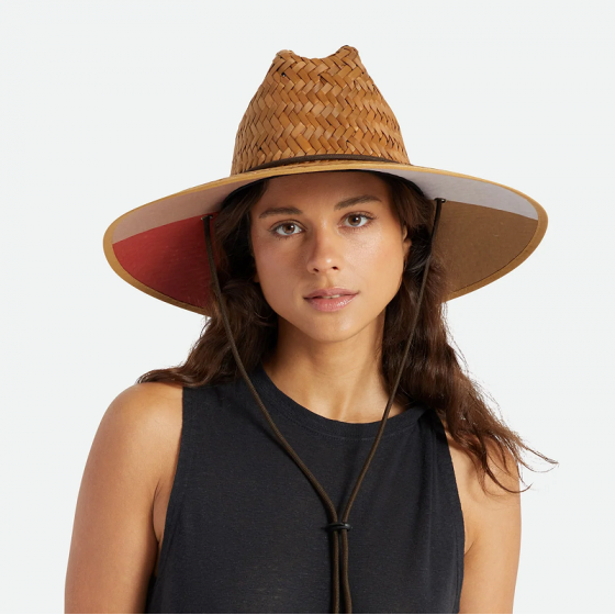 Chapeau Cowboy Beta Paille Naturelle Marron - Brixton