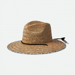 Fedora Messer Natural Straw Hat - Brixton