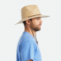 Fedora Messer Natural Straw Hat - Brixton
