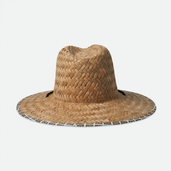 Fedora Messer Natural Straw Hat - Brixton Fedora Messer Natural Straw Hat - Brixton