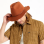 Wesley Traveller Hat Caramel Wool Felt - Brixton