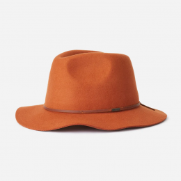 Wesley Traveller Hat Caramel Wool Felt - Brixton