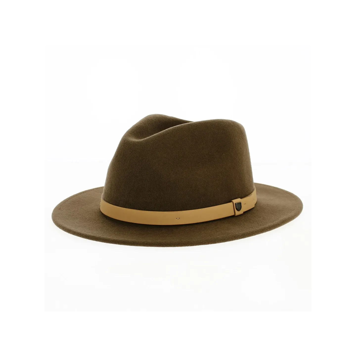 Chapeau Fedora Messer Feutre Laine Marron Desert - Brixton