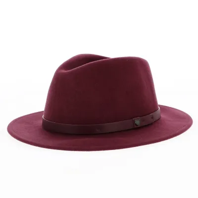Chapeau Fedora Messer Feutre Laine Violet - Brixton