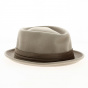 Porkpie Stout Beige Safari Hat - Brixton